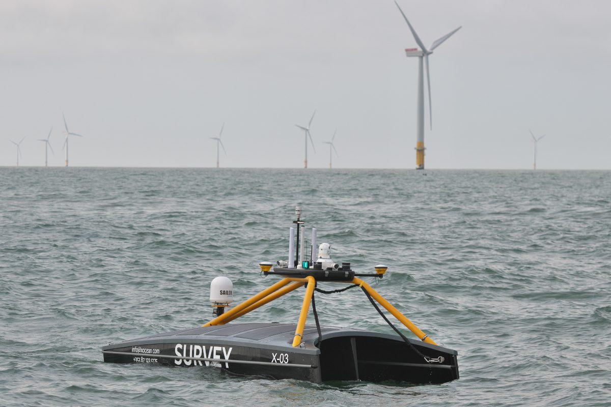 UAV in Ireland - with wind power in the background